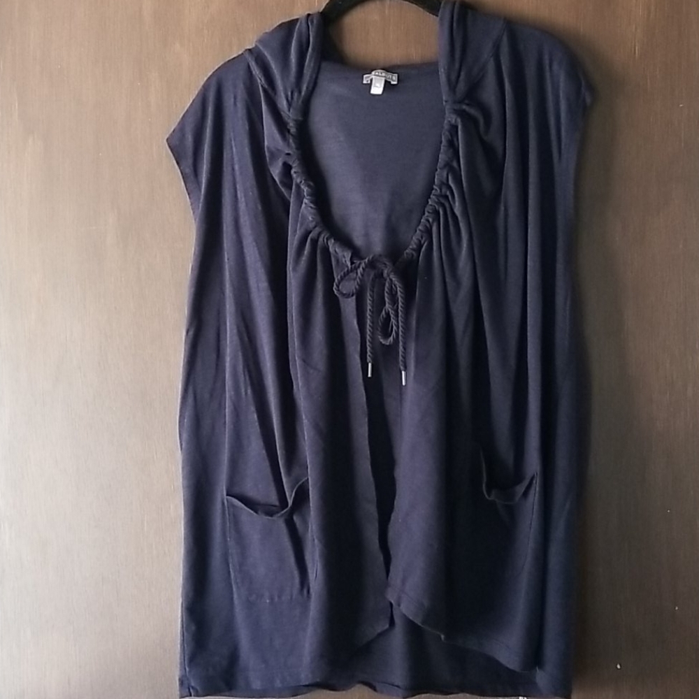 Talbots hoodie vest / cardigan